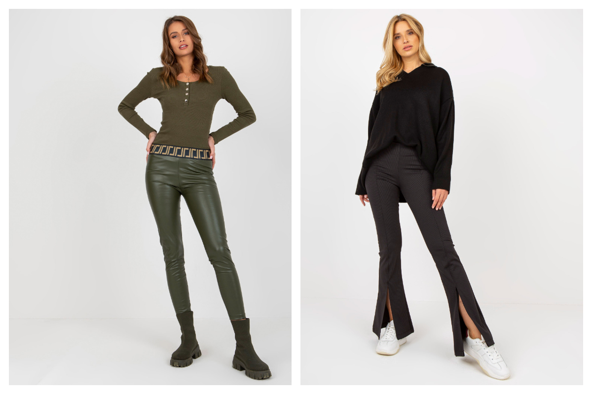 modne bawełniane legginsy na jesień w sklepie online